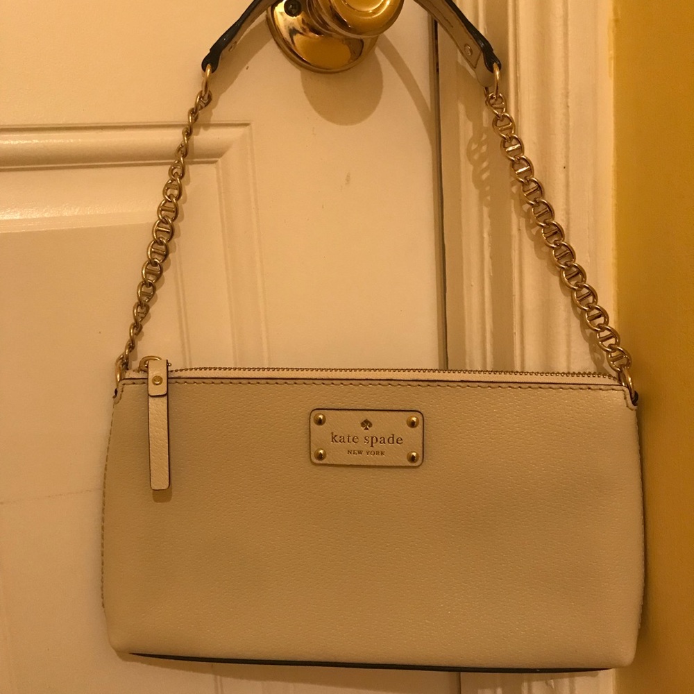 Kate Spade cream colored handbag